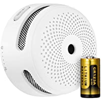 X-Sense Minialarma y Detector de Humo inalámbricos- Detector de Humo inalámbrico e interconectado con baterías…